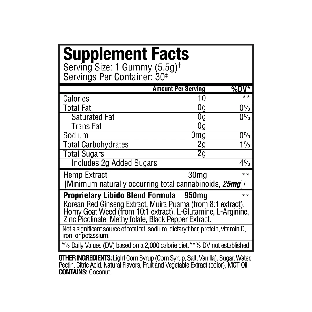 Libido Boost Gummies + THC - Image 5