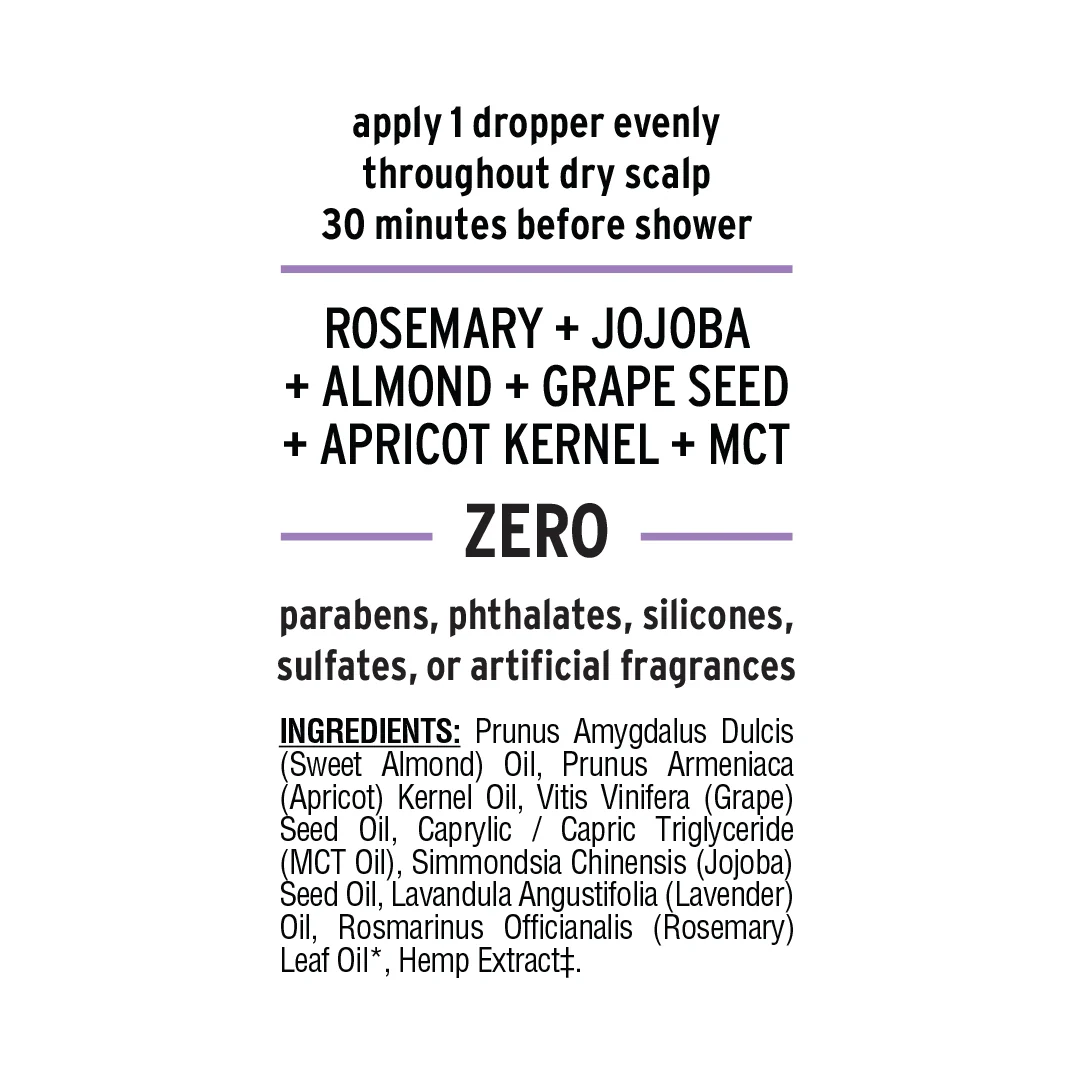 Broad Spectrum CBD Hair + Scalp Oil - Image 6