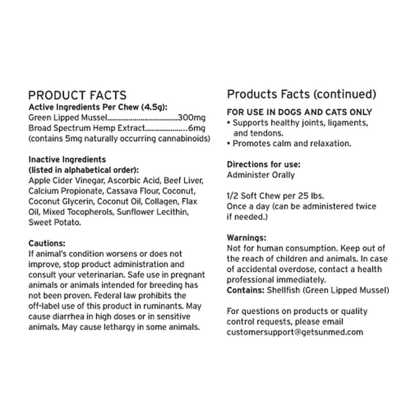 Broad Spectrum Movin’ Easy Relief CBD Pet Chews - Image 6