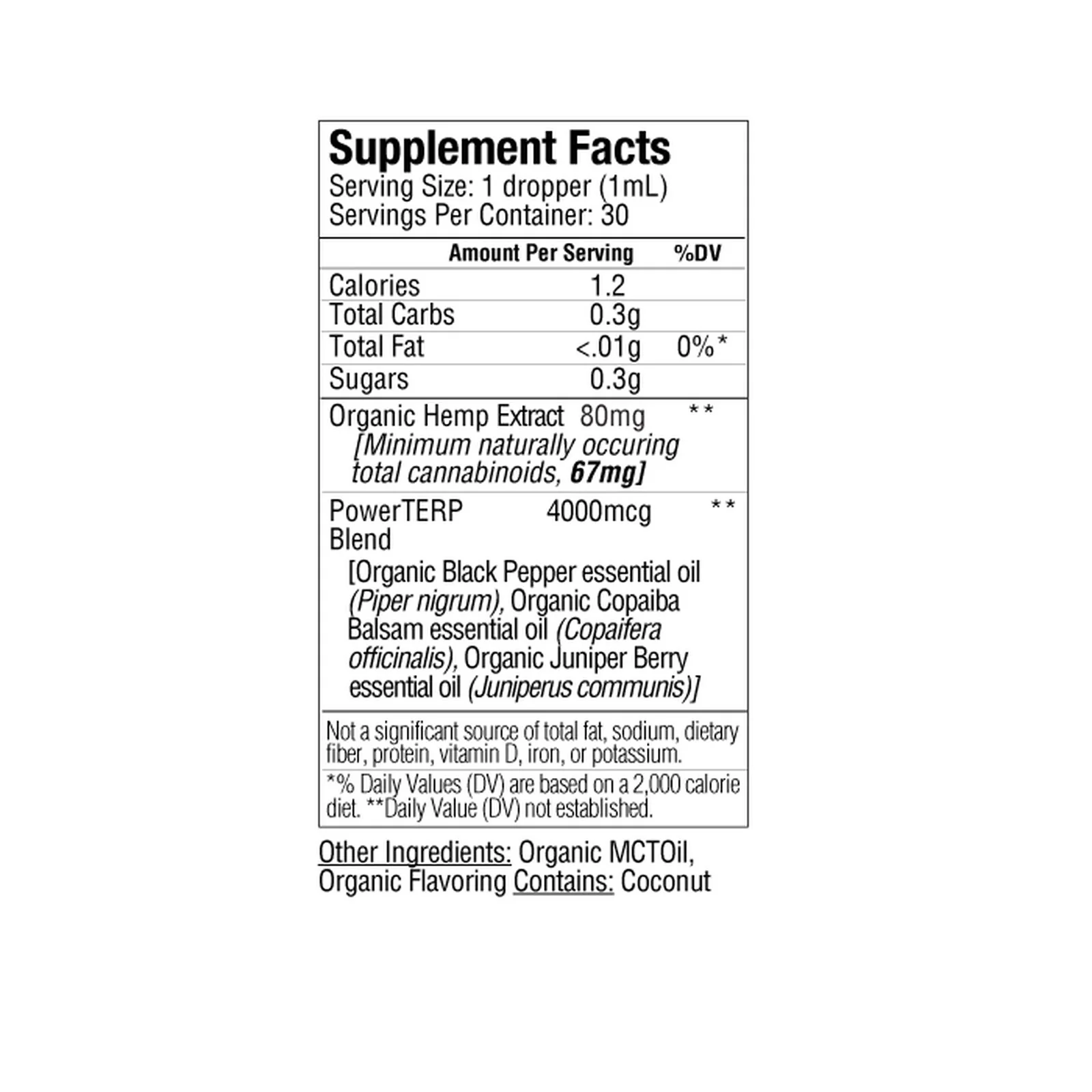 Organic Full Spectrum CBD Tincture - Image 3
