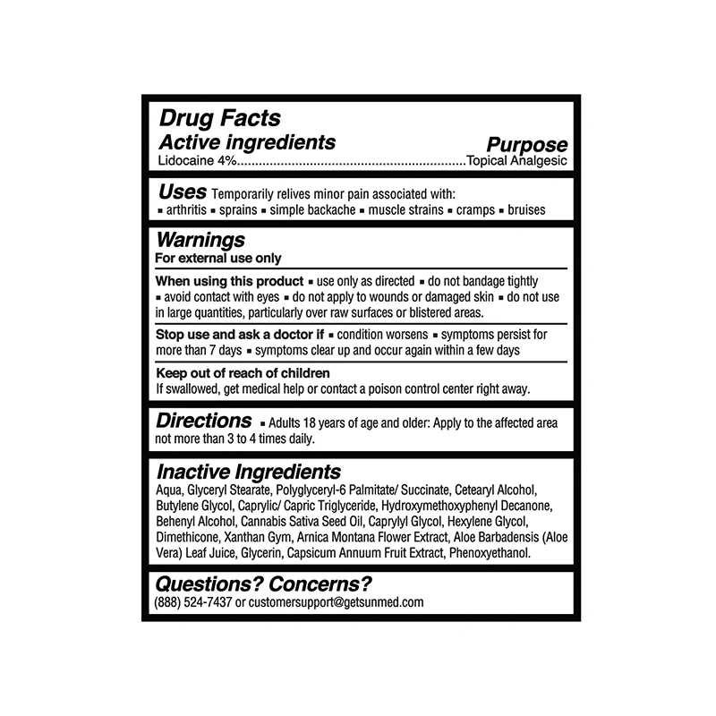 Broad Spectrum CBD Lidocaine Roll-On for Pain - Image 3